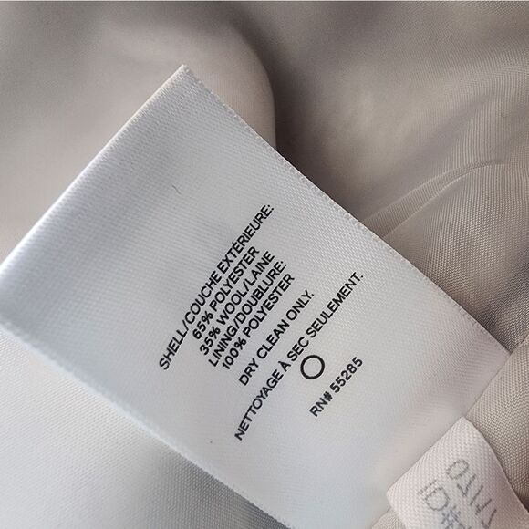 Express Textured Cream Teddy Coat Wool Blend - Picture 8 of 9